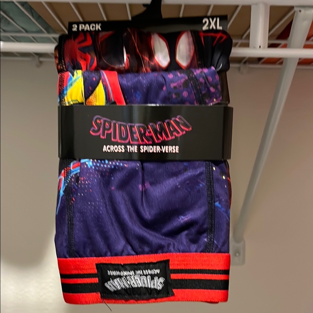 Spider-Man Across the Spider-Verse Boxer Briefs 2-Pack size 2XL